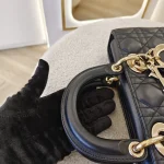 Dior, Lady D-Joy Bag, Medium, Black, Very Very  Good - Image 14