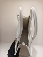Dior, Book Tote, Medium, White, Very Good - Image 21