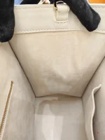Dior, Book Tote, Medium, White, Very Good - Image 36