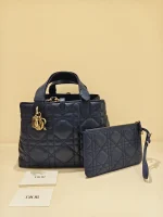 Dior, Toujours Medium Bag, Medium, Navy Blue, Very Like New - 图片 2