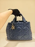 Dior, Toujours Medium Bag, Medium, Navy Blue, Very Like New - 图片 30
