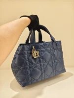Dior, Toujours Medium Bag, Medium, Navy Blue, Very Like New - 图片 32
