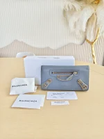Balenciaga, Edge Zip Wallet, , Grey, Very Good - Image 2