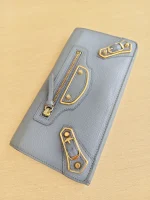 Balenciaga, Edge Zip Wallet, , Grey, Very Good - Image 10