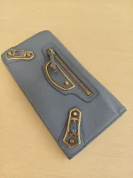 Balenciaga, Edge Zip Wallet, , Grey, Very Good - Image 11