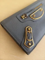 Balenciaga, Edge Zip Wallet, , Grey, Very Good - Image 17