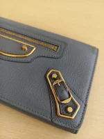 Balenciaga, Edge Zip Wallet, , Grey, Very Good - Image 20