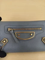 Balenciaga, Edge Zip Wallet, , Grey, Very Good - Image 21