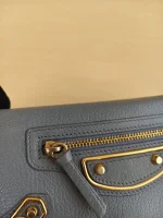Balenciaga, Edge Zip Wallet, , Grey, Very Good - Image 22