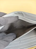 Balenciaga, Edge Zip Wallet, , Grey, Very Good - Image 35