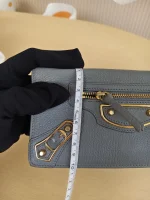 Balenciaga, Edge Zip Wallet, , Grey, Very Good - Image 44