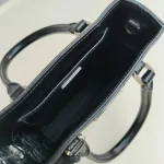 Prada, Small Brushed Leather Tote, , Black, Very Very  Good - Image 20