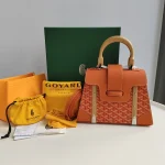 Goyard, Saigon Structured, PM, Orange, Like New - Image 2