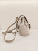 Dior, Caro Backpack, Small, Beige, Used Once - Image 7