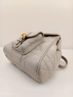 Dior, Caro Backpack, Small, Beige, Used Once - Image 11