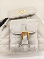 Dior, Caro Backpack, Small, Beige, Used Once - Image 15