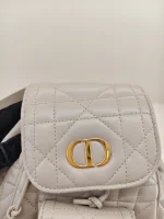 Dior, Caro Backpack, Small, Beige, Used Once - Image 16