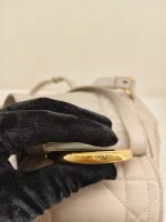Dior, Caro Backpack, Small, Beige, Used Once - Image 23