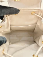 Dior, Caro Backpack, Small, Beige, Used Once - Image 29
