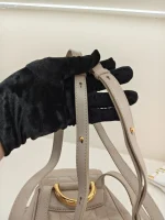 Dior, Caro Backpack, Small, Beige, Used Once - Image 33