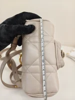 Dior, Caro Backpack, Small, Beige, Used Once - Image 39