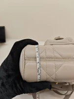 Dior, Caro Backpack, Small, Beige, Used Once - Image 40