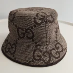Gucci, Jumbo GG Wool Bucket Hat, , Beige, Like New - Image 4