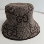 Gucci, Jumbo GG Wool Bucket Hat, , Beige, Like New - Image 5