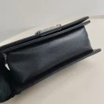 Chanel, Boy 8,  8", Black, Very Very  Good - Image 10