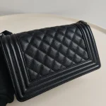 Chanel, Boy 8,  8", Black, Very Very  Good - Image 16