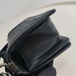 Chanel, Boy 8,  8", Black, Very Very  Good - Image 18
