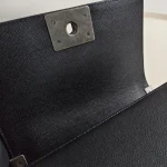 Chanel, Boy 8,  8", Black, Very Very  Good - Image 29