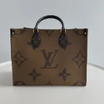 Louis Vuitton, 0n The Go , MM, Brown, Very Good - Image 5
