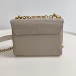 Louis Vuitton, Twist , PM, Gray, Like New - Image 9
