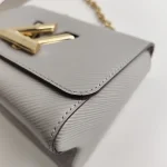 Louis Vuitton, Twist , PM, Gray, Like New - Image 15