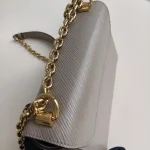Louis Vuitton, Twist , PM, Gray, Like New - Image 21