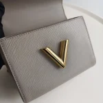 Louis Vuitton, Twist , PM, Gray, Like New - Image 22