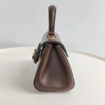 Gucci, Horsebit 1955 Mini Bag with Top Handle, Mini, Beige, Like New - Image 6