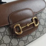 Gucci, Horsebit 1955 Mini Bag with Top Handle, Mini, Beige, Like New - Image 12