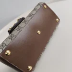 Gucci, Horsebit 1955 Mini Bag with Top Handle, Mini, Beige, Like New - Image 15