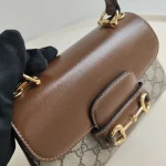 Gucci, Horsebit 1955 Mini Bag with Top Handle, Mini, Beige, Like New - Image 17