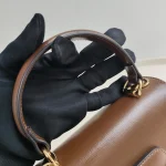 Gucci, Horsebit 1955 Mini Bag with Top Handle, Mini, Beige, Like New - Image 18