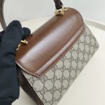 Gucci, Horsebit 1955 Mini Bag with Top Handle, Mini, Beige, Like New - Image 20