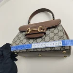 Gucci, Horsebit 1955 Mini Bag with Top Handle, Mini, Beige, Like New - Image 37