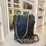 Chanel, 19 Backpack, , Black, Very Very  Good - Image 3