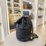 Chanel, 19 Backpack, , Black, Very Very  Good - Image 4