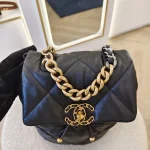 Chanel, 19 Backpack, , Black, Very Very  Good - Image 6
