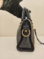 Balenciaga,  Classic Metallic Edge City Bag, Small, Black, Like New - 图片 6