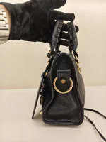 Balenciaga,  Classic Metallic Edge City Bag, Small, Black, Like New - 图片 7