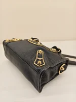 Balenciaga,  Classic Metallic Edge City Bag, Small, Black, Like New - 图片 10